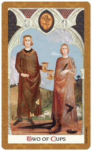 黃金塔羅|Golden Tarot|78張,中世紀到文藝復興的藝術化圖象拼貼作品,贈中文翻譯