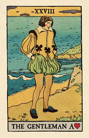 袖珍版偉特雷諾曼塔羅錫鐵盒|Pixies Astounding Lenormand Deck|36張,贈中文翻譯