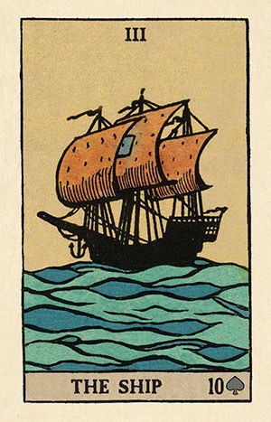 袖珍版偉特雷諾曼塔羅錫鐵盒|Pixies Astounding Lenormand Deck|36張,贈中文翻譯