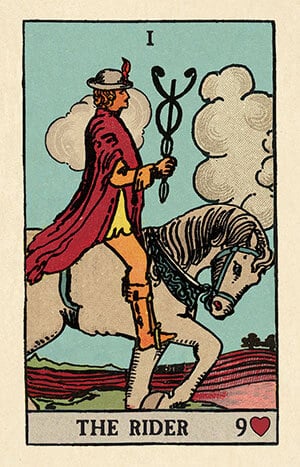 袖珍版偉特雷諾曼塔羅錫鐵盒|Pixies Astounding Lenormand Deck|36張,贈中文翻譯
