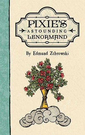 袖珍版偉特雷諾曼塔羅錫鐵盒|Pixies Astounding Lenormand Deck|36張,贈中文翻譯