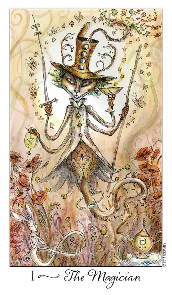生活之樂塔羅牌|Joie De Vivre Tarot|78張,相信內在的聲音,走上自己的道路。從真實本質行動,以全新的眼光看世界。追隨生活所帶來的魔力,贈中文翻譯