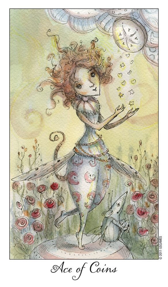 生活之樂塔羅牌|Joie De Vivre Tarot|78張,相信內在的聲音,走上自己的道路。從真實本質行動,以全新的眼光看世界。追隨生活所帶來的魔力,贈中文翻譯
