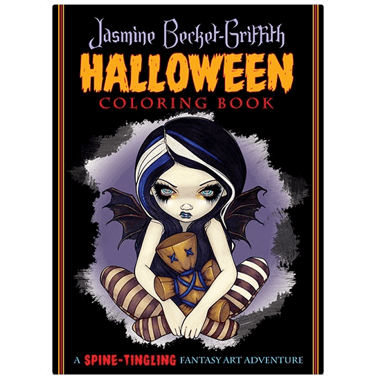 潔絲敏.葛里芬萬聖節著色彩繪本｜Jasmine Becket-Griffith Halloween Coloring Book