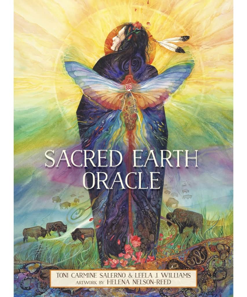 神聖的地球神諭卡|Sacred Earth Oracle|45張,喚醒深層次的真理並更接近神性,贈中文翻譯