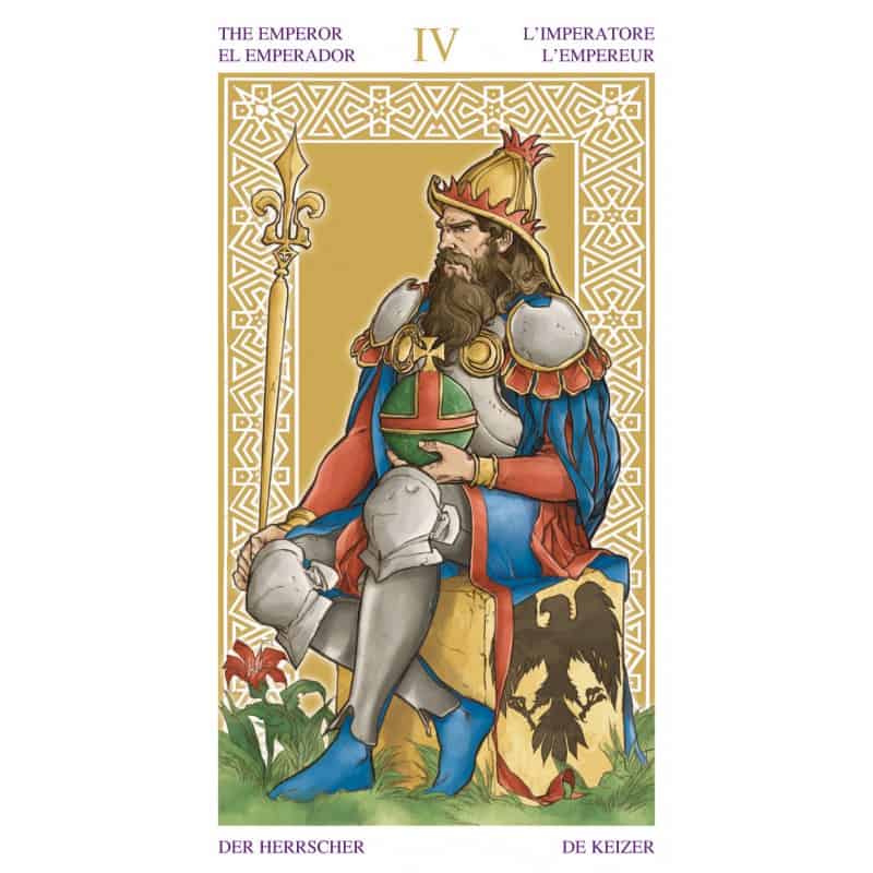 沃爾斯塔羅牌|Universal Wirth Tarot|78張,突破背景既有的華麗框架,贈中文翻譯