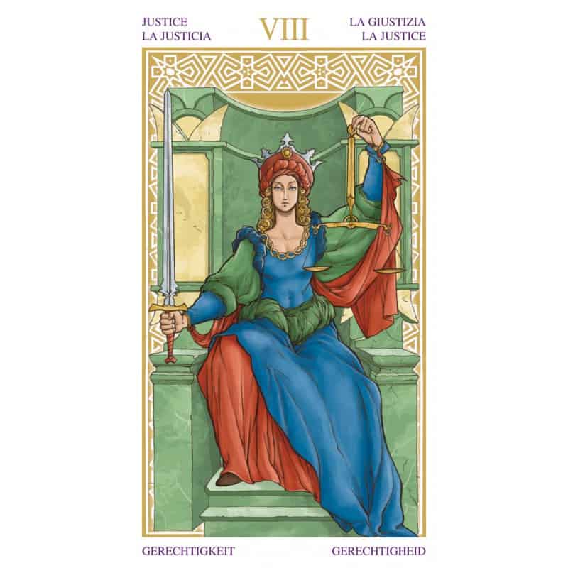 沃爾斯塔羅牌|Universal Wirth Tarot|78張,突破背景既有的華麗框架,贈中文翻譯