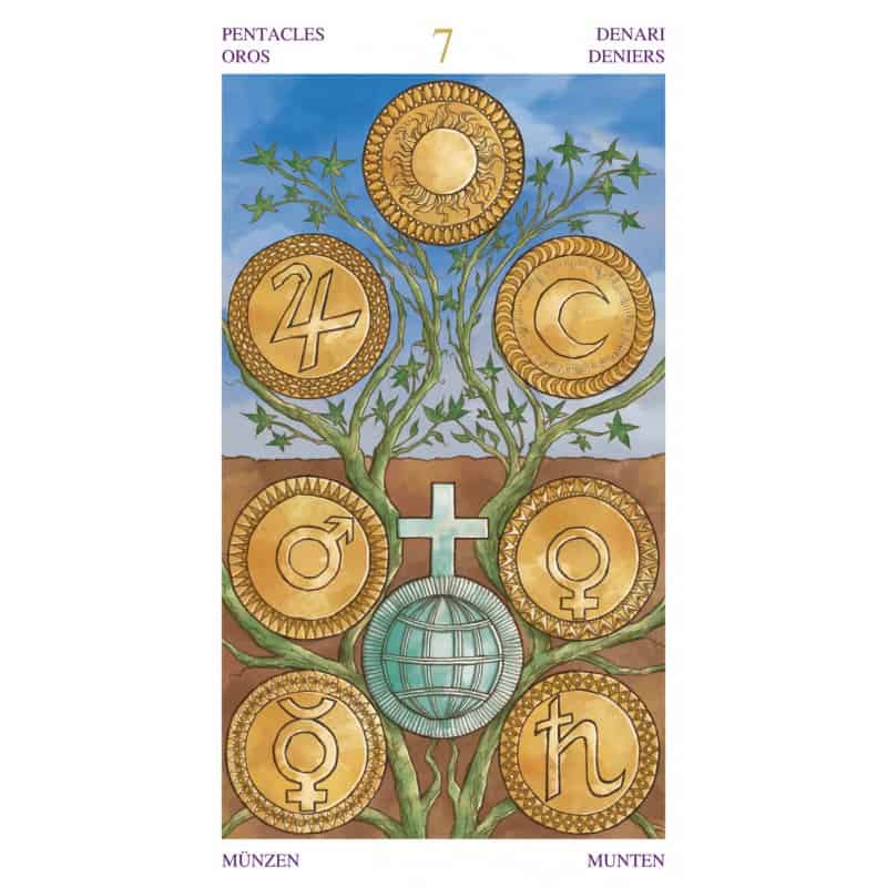 沃爾斯塔羅牌|Universal Wirth Tarot|78張,突破背景既有的華麗框架,贈中文翻譯