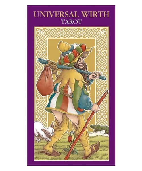 沃爾斯塔羅牌|Universal Wirth Tarot|78張,突破背景既有的華麗框架,贈中文翻譯