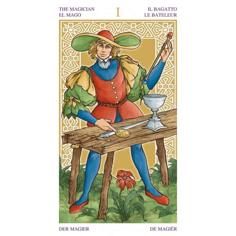 沃爾斯塔羅牌|Universal Wirth Tarot|78張,突破背景既有的華麗框架,贈中文翻譯