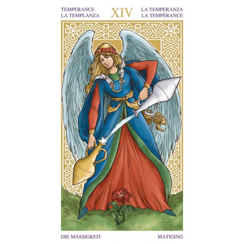 沃爾斯塔羅牌|Universal Wirth Tarot|78張,突破背景既有的華麗框架,贈中文翻譯