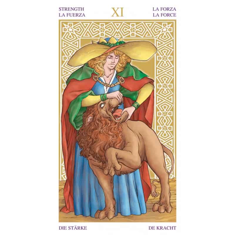 沃爾斯塔羅牌|Universal Wirth Tarot|78張,突破背景既有的華麗框架,贈中文翻譯