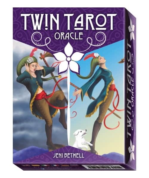 雙生塔羅神諭卡｜Twin Tarot Oracle｜44張,同時顯示人性的光明面與陰暗面,贈中文翻譯