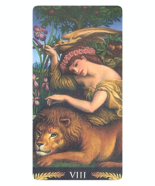 前拉斐爾派塔羅|Preraphaelite Tarot|78張,鮮豔色彩中富有神秘感和浪漫感,贈中文翻譯