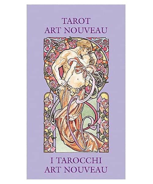 迷你版新藝術塔羅｜Mini Tarot Artnouveau｜柔和且優雅，喚起多彩的春天