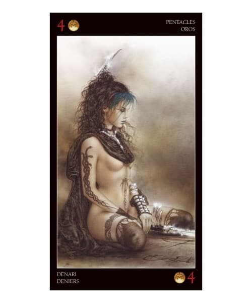 羅佑黑暗塔羅牌|Royo Dark Tarot|78張,感官創作,面對深層恐懼,擁抱原始激情,釋放真誠野性,贈中文翻譯