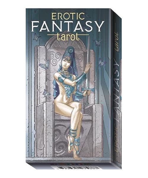 情色幻想塔羅|Erotic Fantasy Tarot|78張,其中神秘本質意味釋放靈魂的智慧,贈中文翻譯