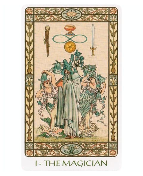 迷你版和諧塔羅|Mini Tarot Harmonious New Edition|78張,精緻中保有純粹意象,贈中文翻譯