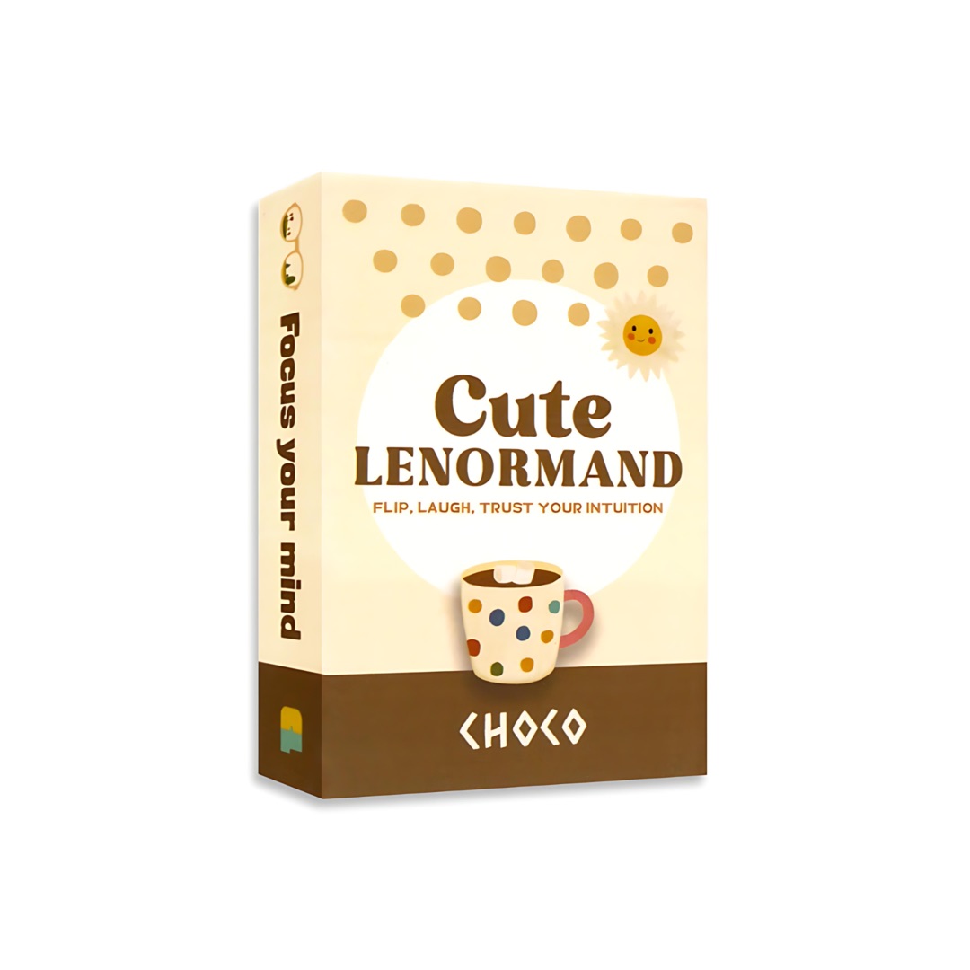 可可雷諾曼占卜卡（新版）｜Cute Lenormand Choco Expansion｜54張