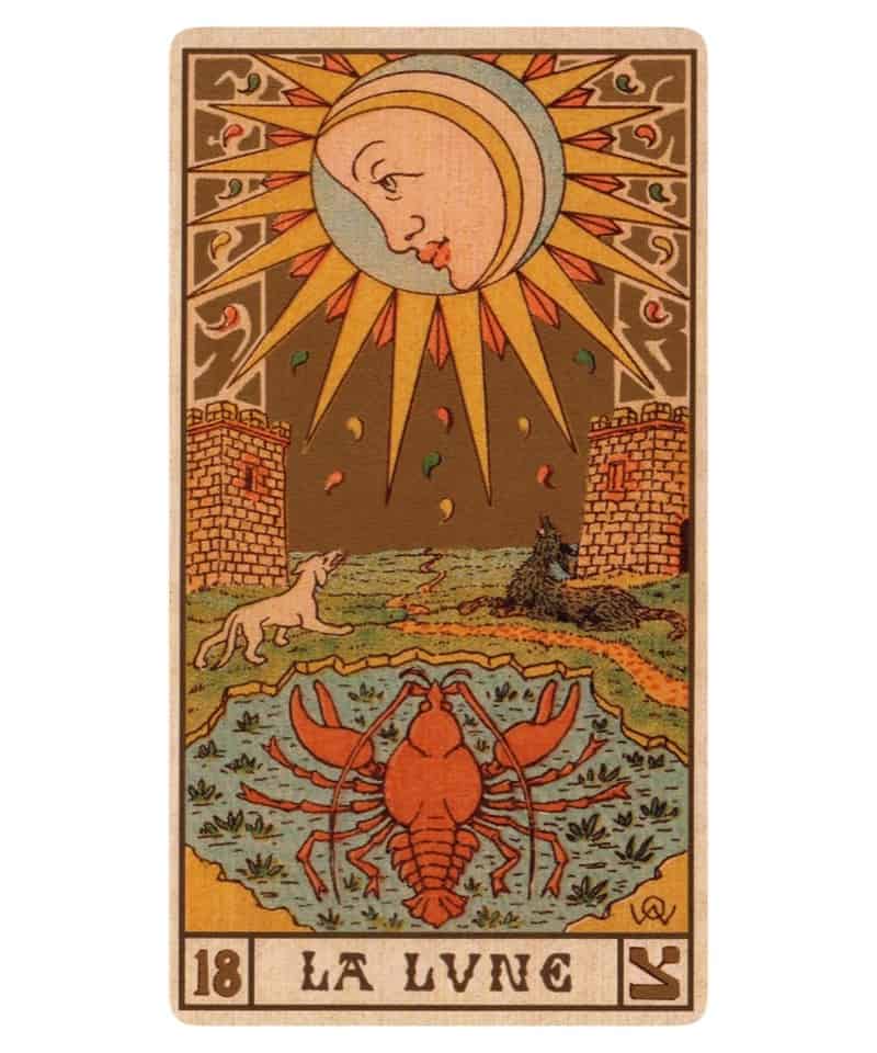 沃思象徵塔羅牌|Symbolic Tarot Of Wirth|78張,特殊金色油墨,賦予獨特視覺饗宴,贈中文翻譯