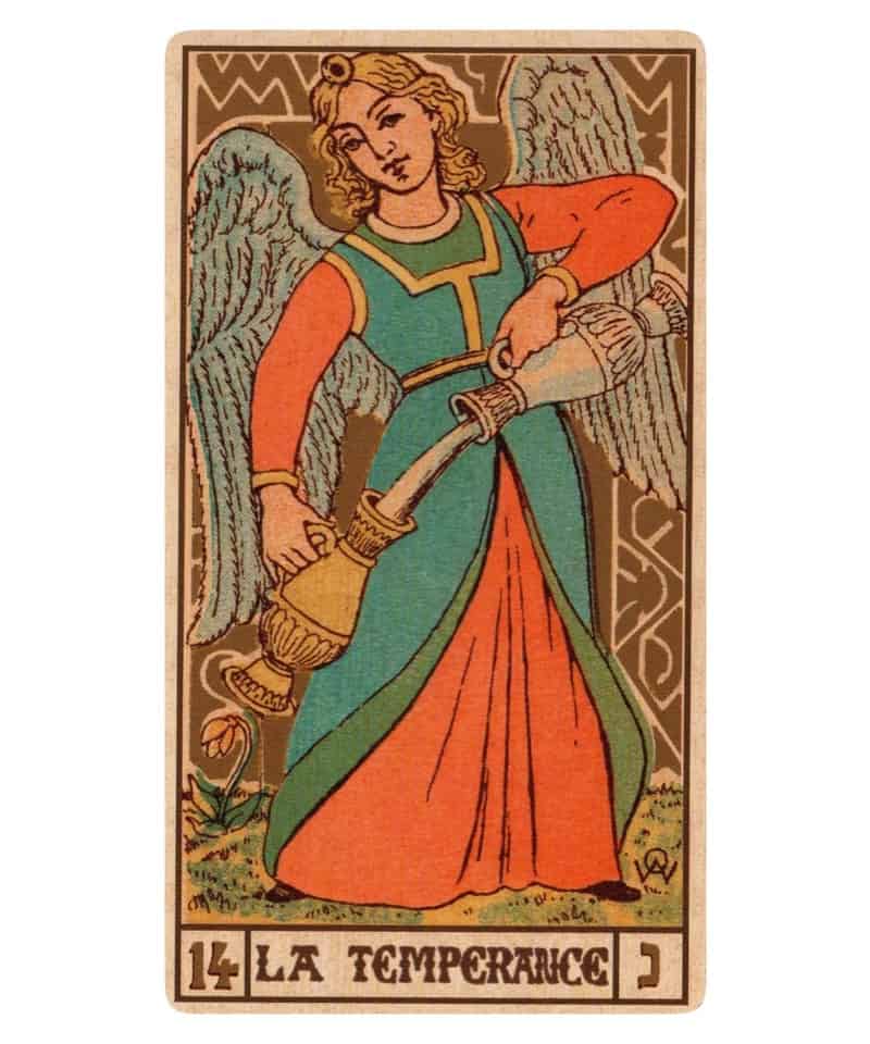 沃思象徵塔羅牌|Symbolic Tarot Of Wirth|78張,特殊金色油墨,賦予獨特視覺饗宴,贈中文翻譯