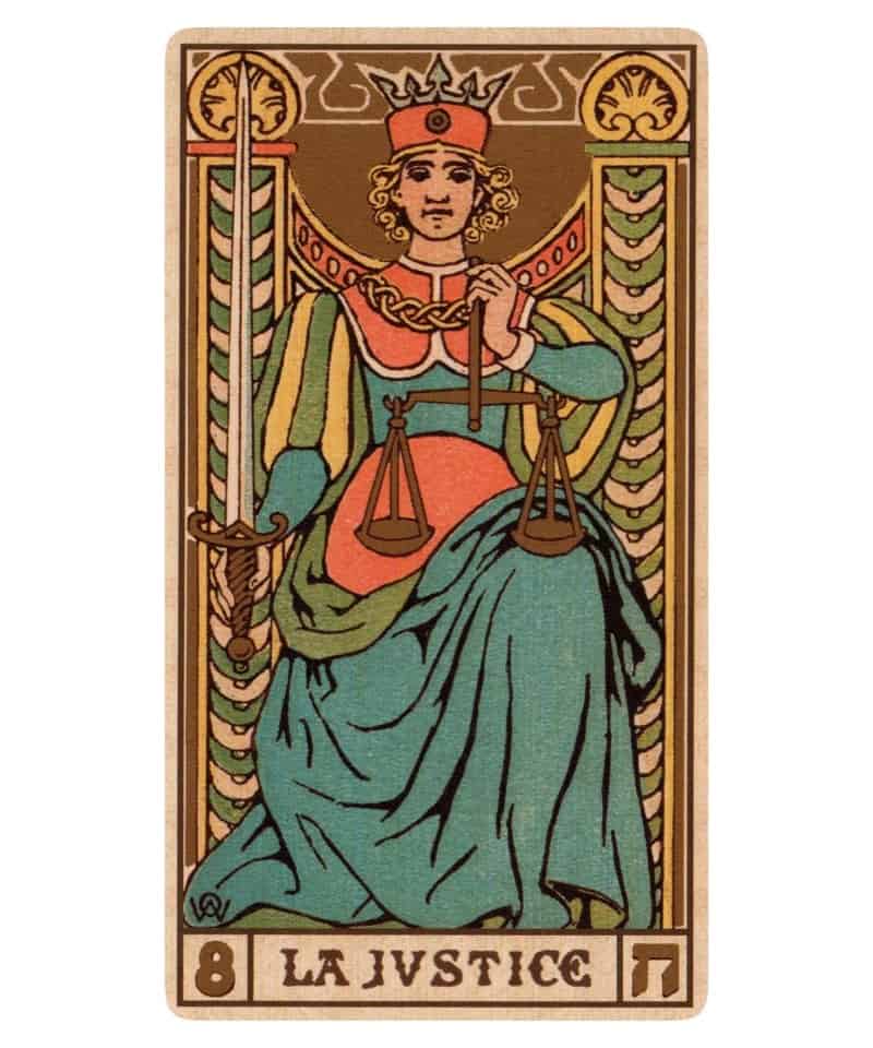 沃思象徵塔羅牌|Symbolic Tarot Of Wirth|78張,特殊金色油墨,賦予獨特視覺饗宴,贈中文翻譯