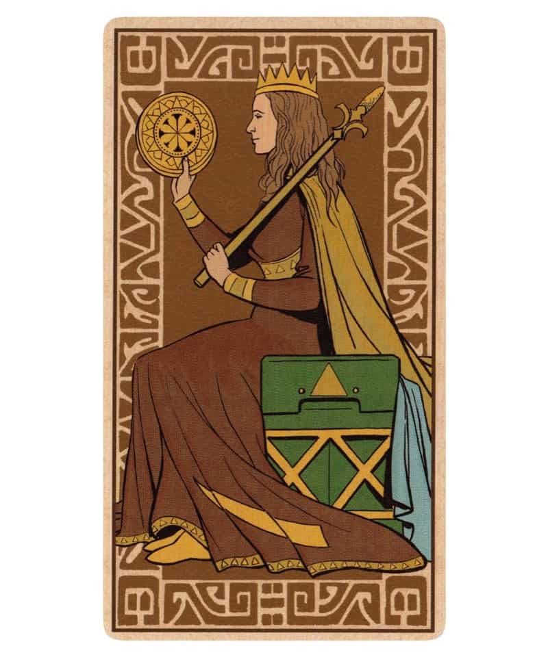 沃思象徵塔羅牌|Symbolic Tarot Of Wirth|78張,特殊金色油墨,賦予獨特視覺饗宴,贈中文翻譯