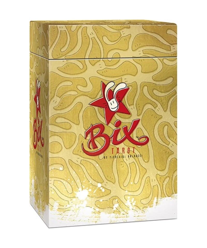 比士塔羅|Bix Tarot|79張,智慧、幽默、奇想、諷刺與簡潔相結合的新穎作品,贈中文翻譯