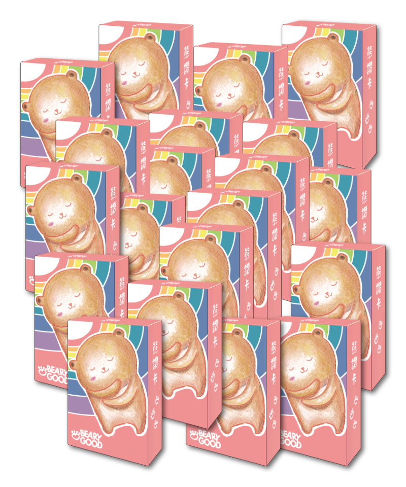 團購二十組熊讚卡