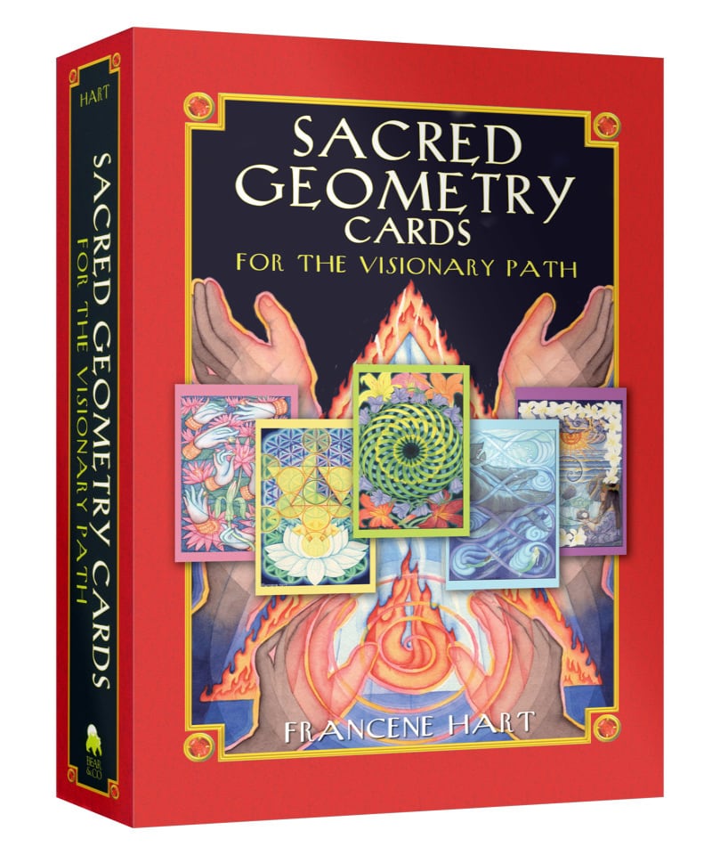 願景之路神聖幾何指引卡｜Sacred Geometry Cards For The Visionary Path｜64張,提供鼓勵和指導給在意識進化道路上的人