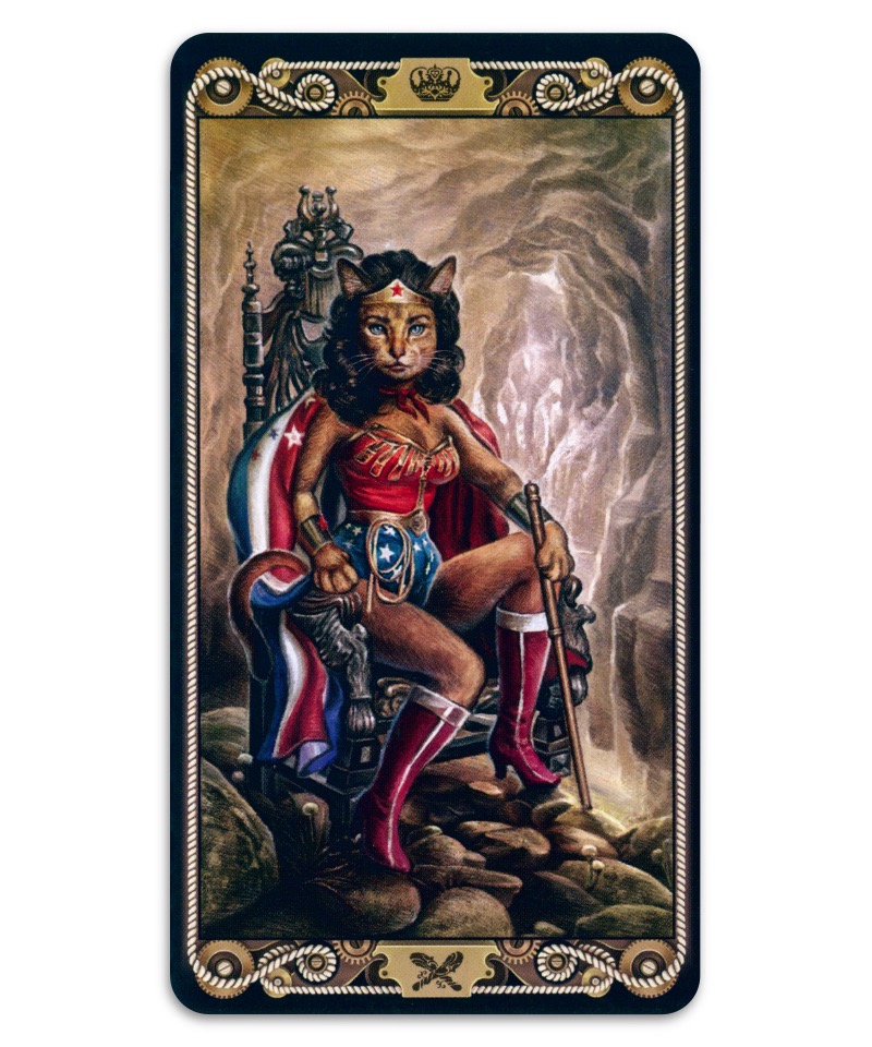 童話貓塔羅|Cat Tarot|78張,古老傳說到童話故事,用獨特古怪重現寓意,贈中文翻譯