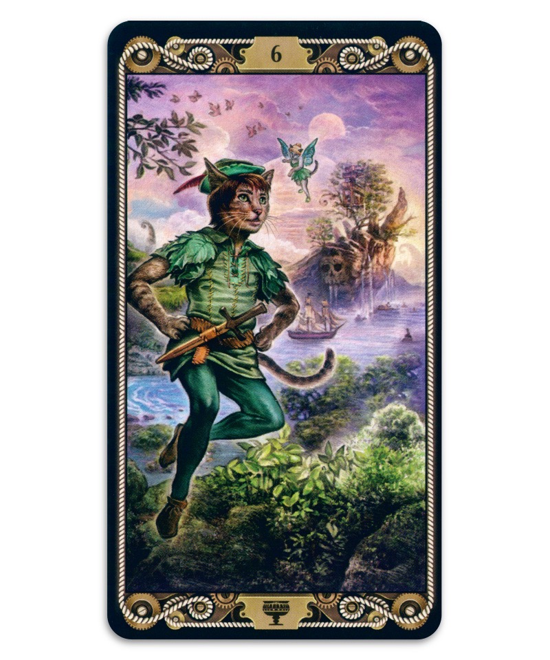童話貓塔羅|Cat Tarot|78張,古老傳說到童話故事,用獨特古怪重現寓意,贈中文翻譯