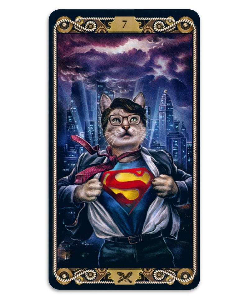 童話貓塔羅|Cat Tarot|78張,古老傳說到童話故事,用獨特古怪重現寓意,贈中文翻譯