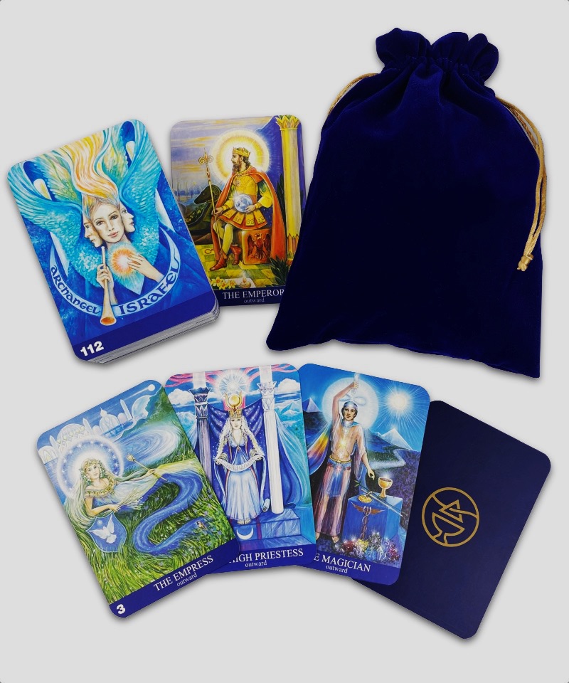 靈性彩油塔羅牌組｜Aura-Soma New Aeon Tarot Deck｜紐西蘭聖杯公司發行