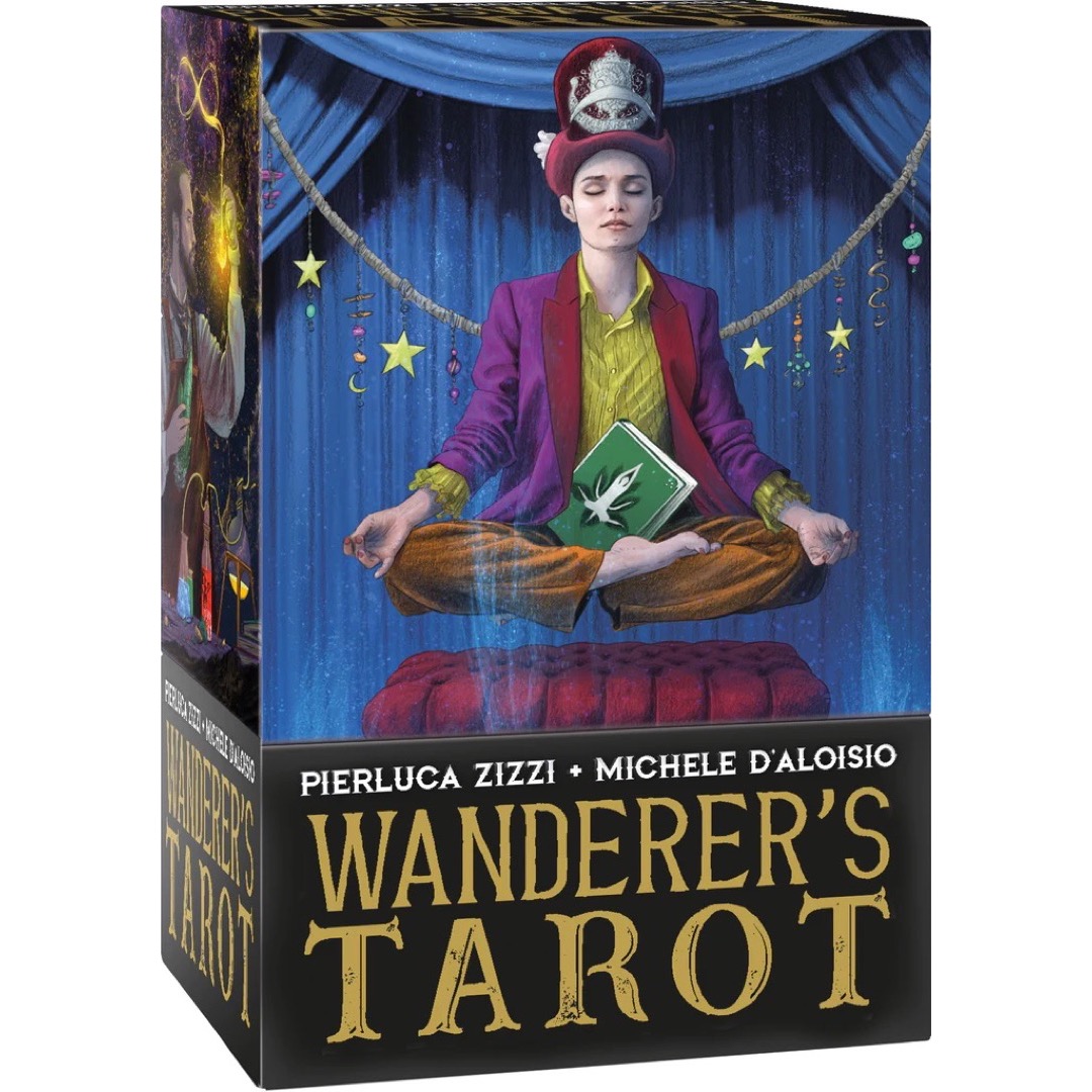 漫遊者塔羅｜Wanderer's Tarot｜78張,連結神秘主義與傳統塔羅的地圖，現實主義和幻想的完美結合,贈中文翻譯