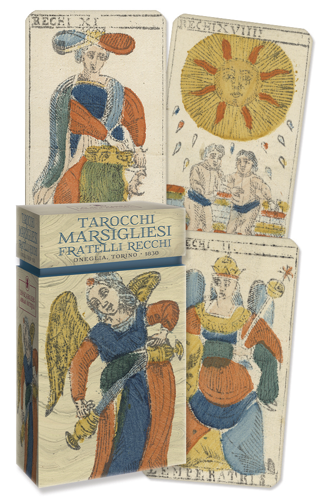 馬賽塔羅牌雷基兄弟 - 奧內利亞|Tarocchi Marsigliesi Fratelli Recchi - Oneglia|78張,經典限量復古版本,贈中文翻譯