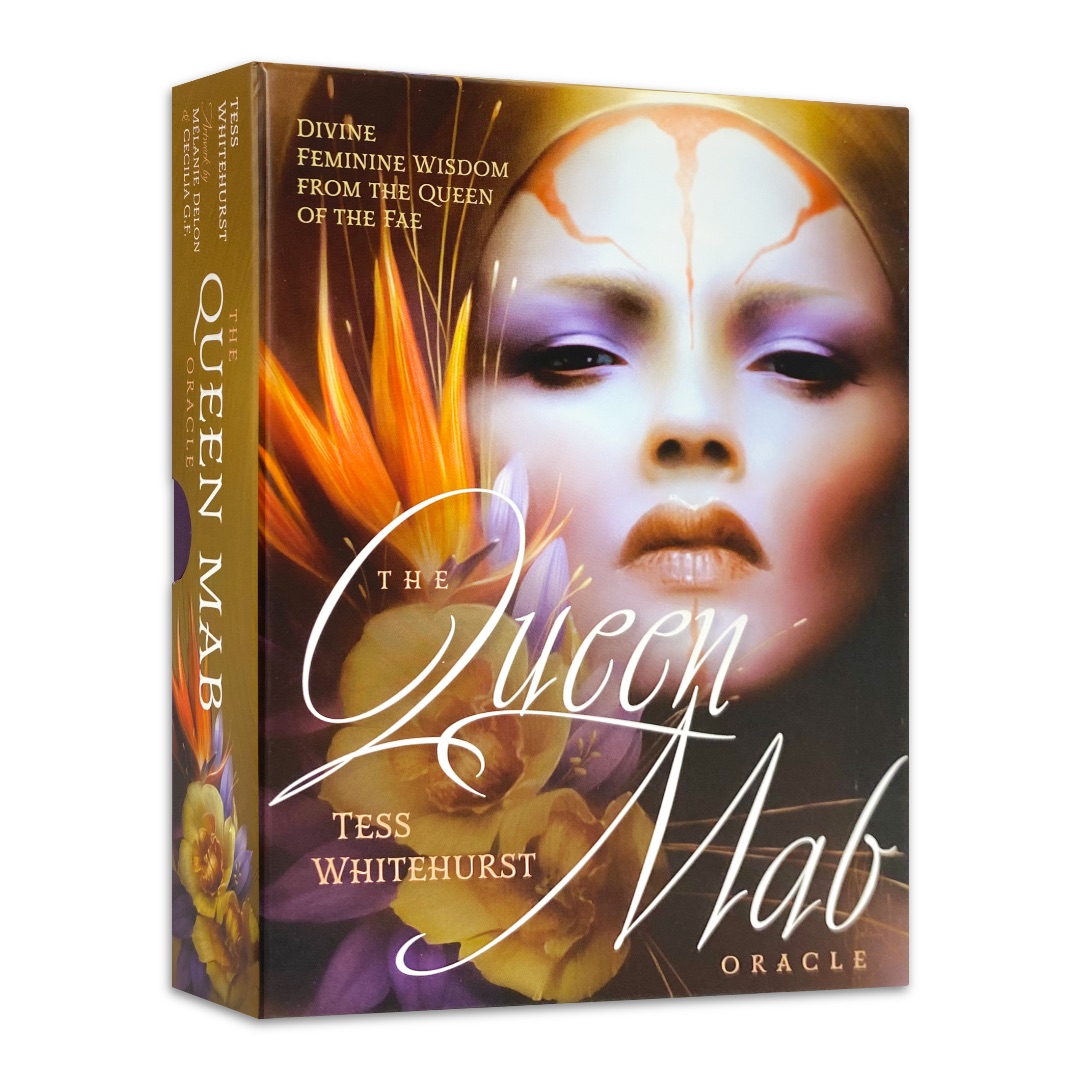 麥布皇后神諭：來自仙靈皇后的神聖女性智慧｜The Queen Mab Oracle: Divine Feminine Wisdom from the Queen of the Fae｜45張,喚醒神聖女性,贈中文翻譯