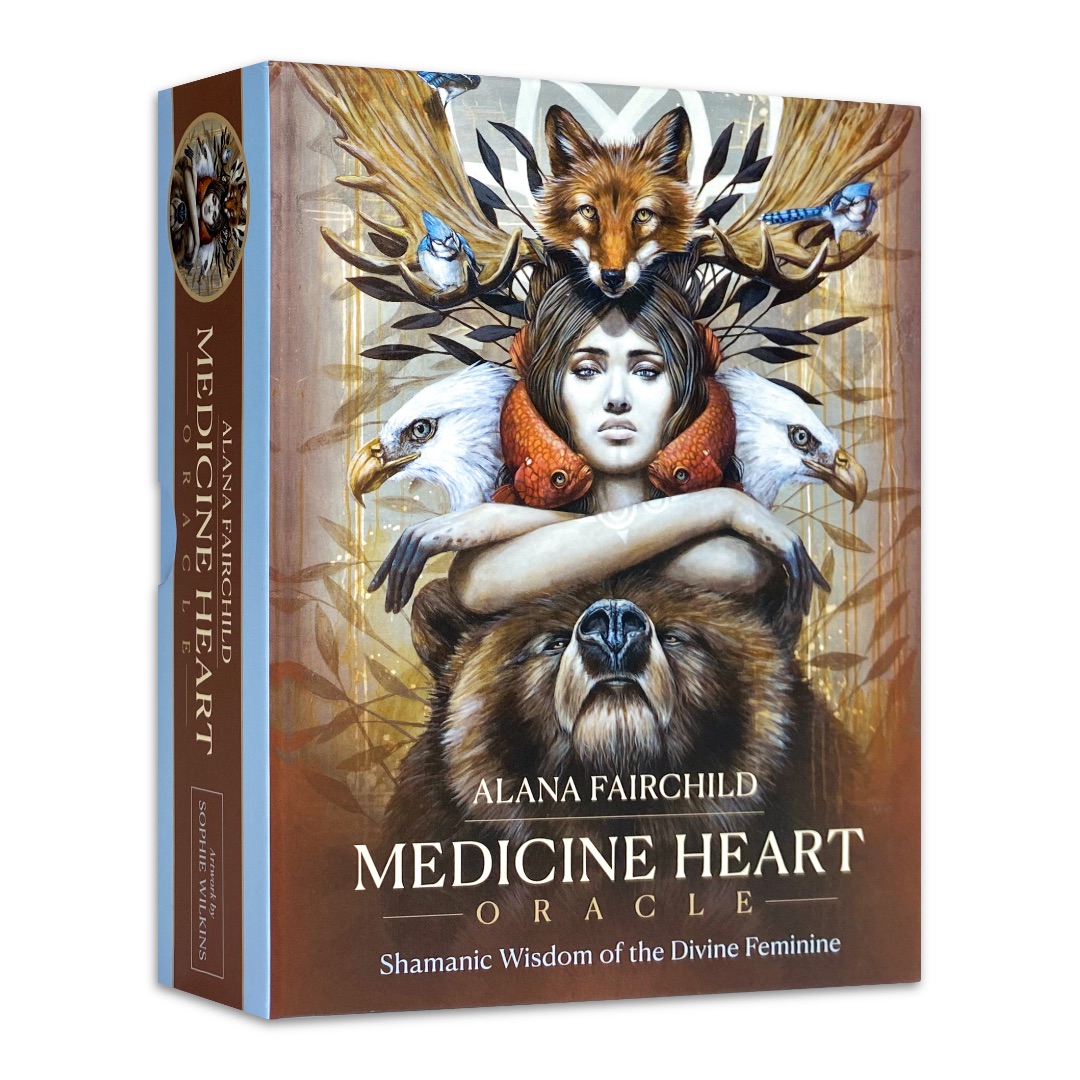 藥心神諭：神聖女性的薩滿智慧｜Medicine Heart Oracle: Shamanic Wisdom of the Divine Feminine｜44張,贈中文翻譯