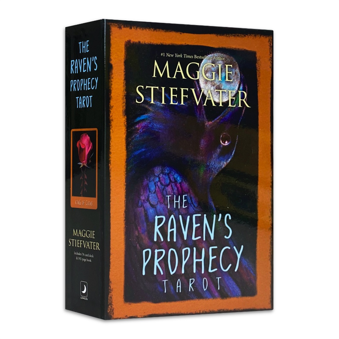 渡鴉預言塔羅｜The Ravens Prophecy Tarot｜78張,翅膀與紋身,揭開潛意識薄紗,冥想圖象揭示夢的精神和智慧,贈中文翻譯