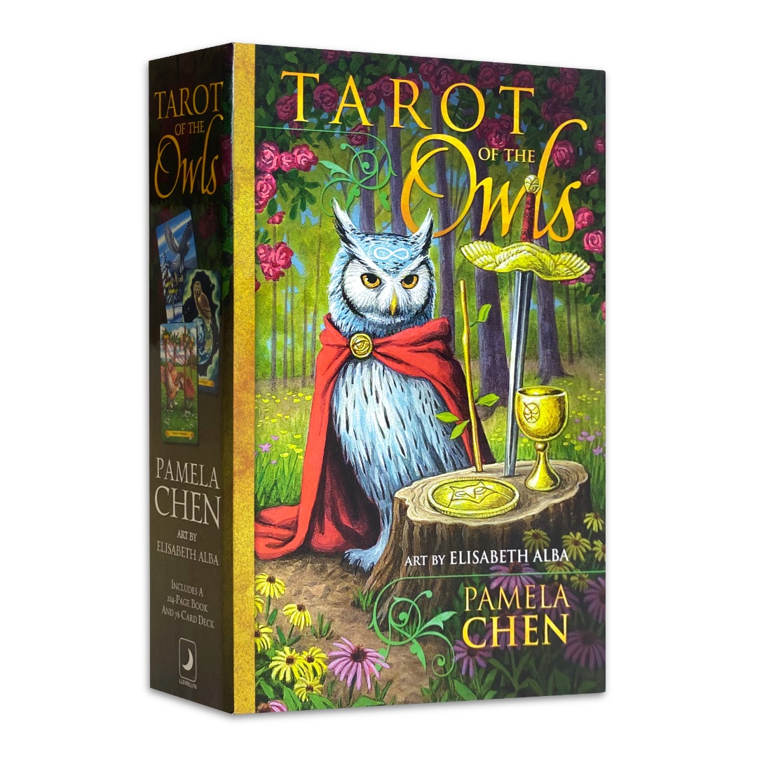 貓頭鷹塔羅牌｜Tarot Of The Owls｜78張,利用洞察力克服日常挑戰，創造想要的生活,贈中文翻譯