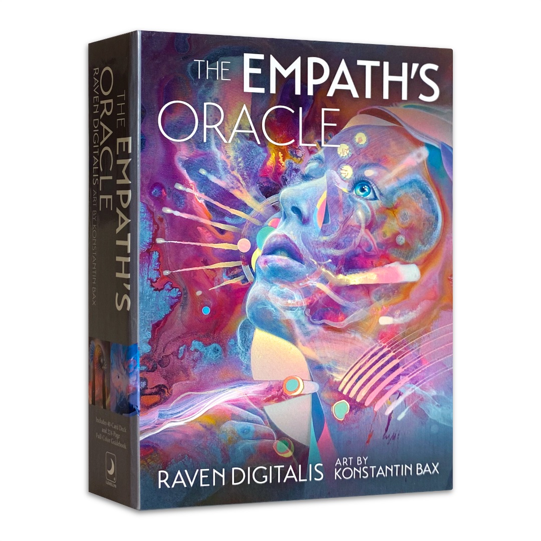 深感諭知卡｜The Empath'S Oracle｜40 張,通向靈性啟蒙道路上作為同感者的伴侶,贈中文翻譯