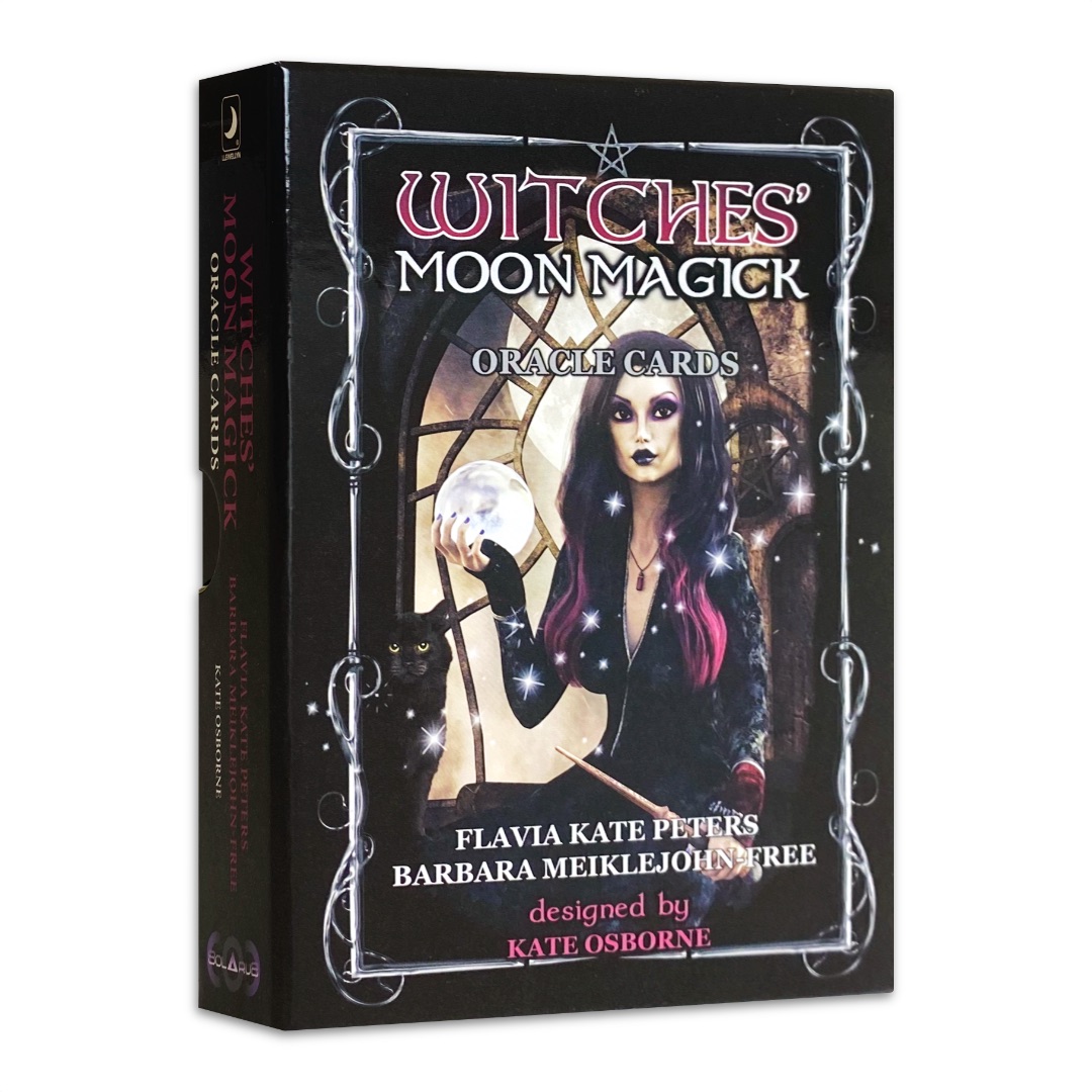 月巫魔法占卜卡｜Witches' Moon Magick Oracle｜48張,聯繫自然力量,增強內在智慧,贈中文翻譯