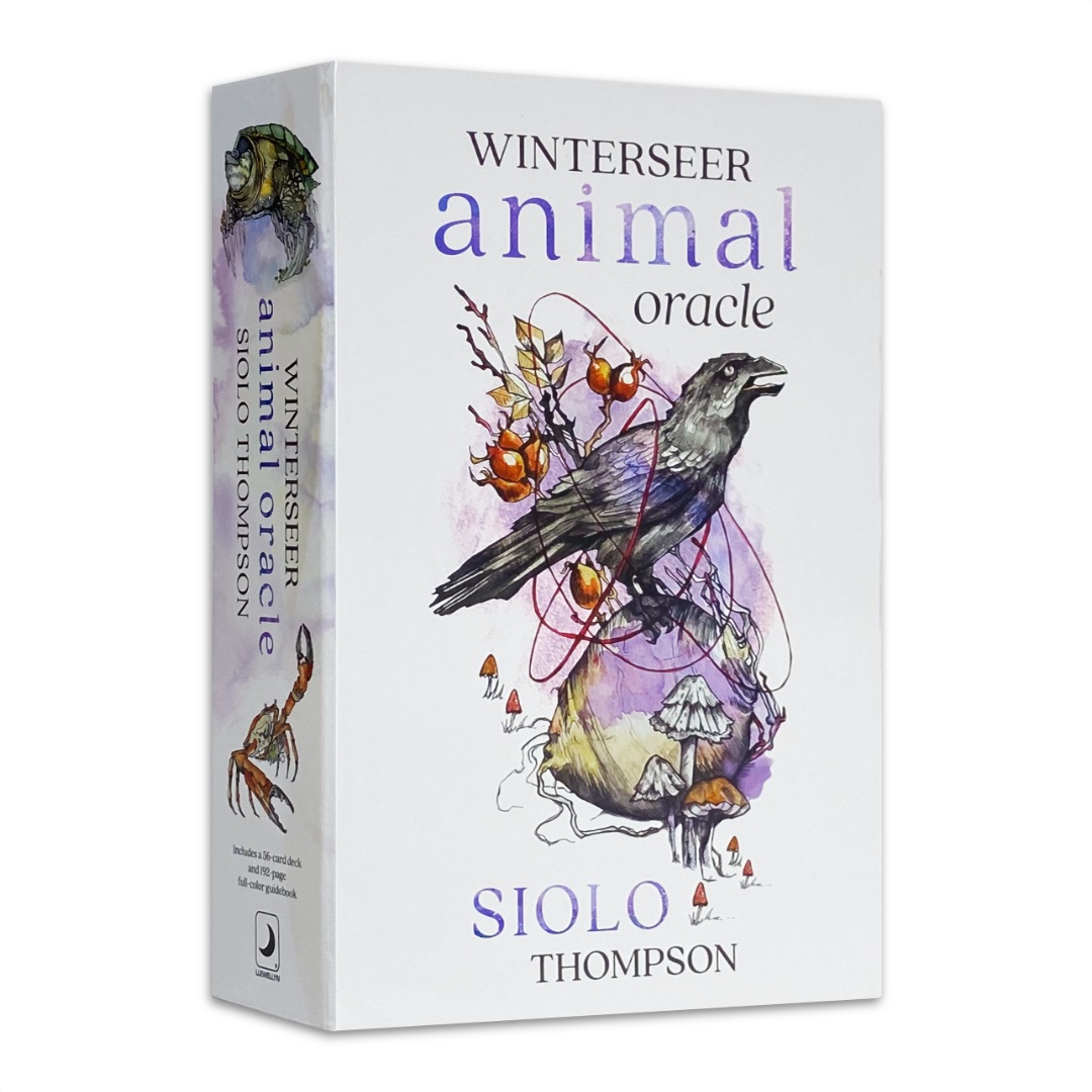 北方動物先知神諭卡｜Winterseer Animal Oracle｜56張水彩插圖牌示，體驗凱爾特、北歐神話,贈中文翻譯