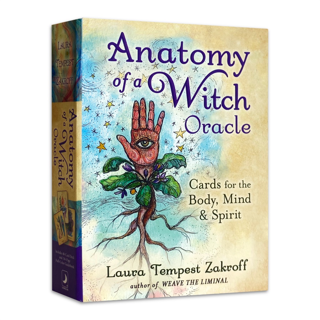 巫術體系神諭卡｜Anatomy Of A Witch Oracle｜48 張,陰陽曆系統、感官、法術、神器和符號，幫助你檢查不同領域的脈動,贈中文翻譯