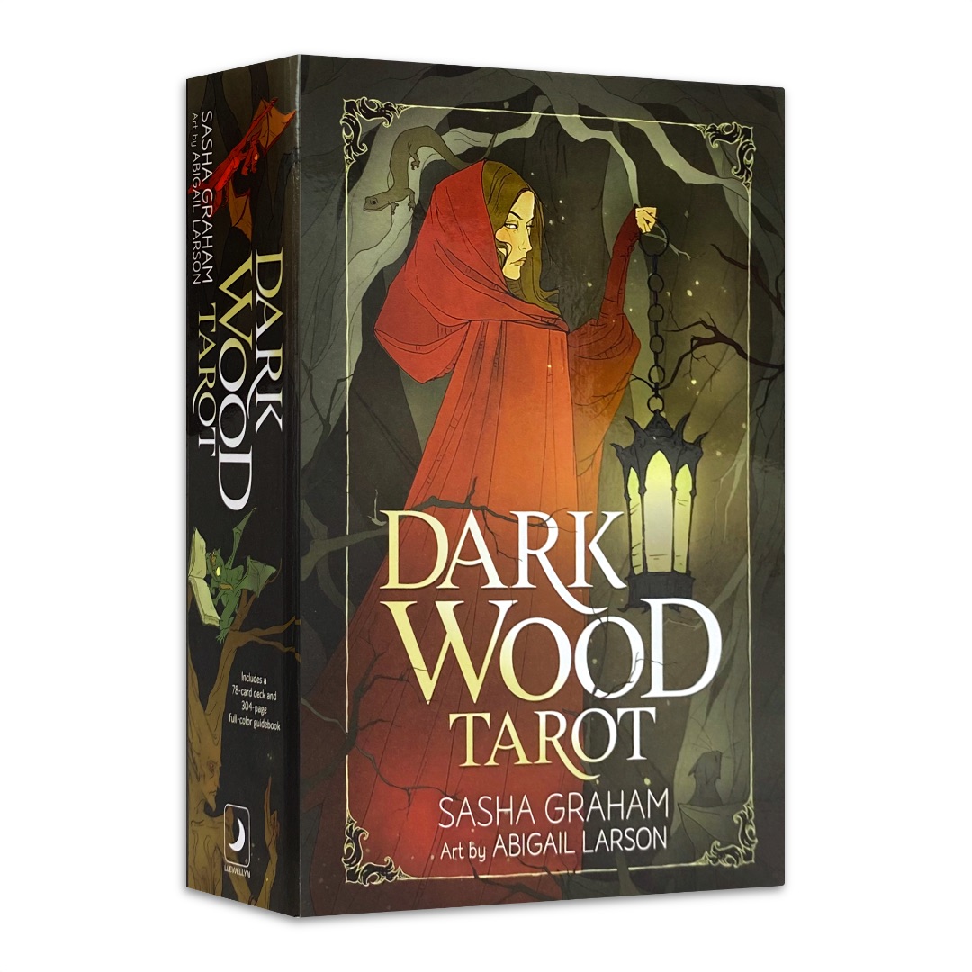 幽暗森林塔羅｜Dark Wood Tarot｜78張,發現自我陰影、扮演女巫、巫士進入森林變身睿智幻影,贈中文翻譯