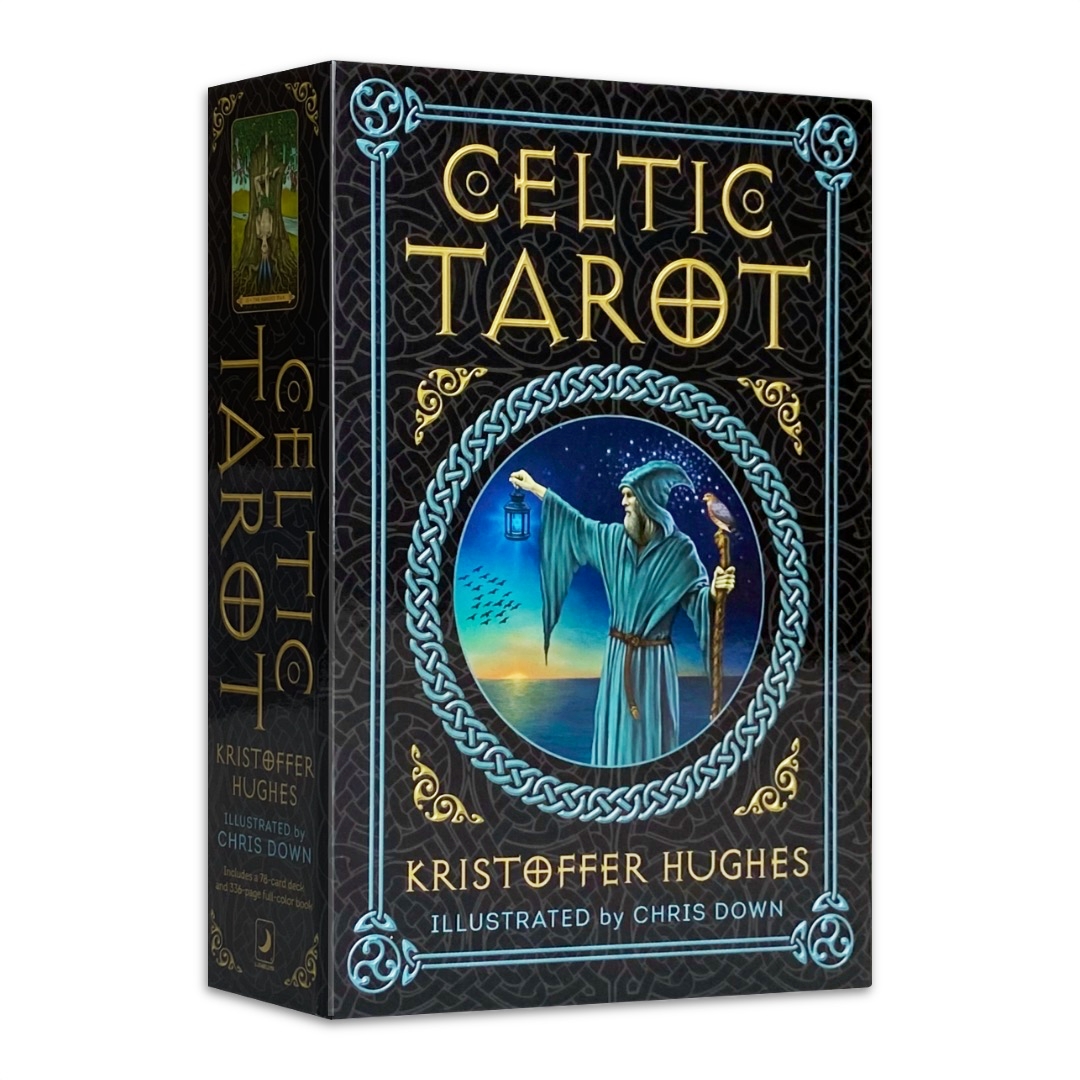 鹿林凱爾特塔羅｜Celtic Tarot｜78張,透過圖像與神祕學符號傳達古老神祕智慧,贈中文翻譯