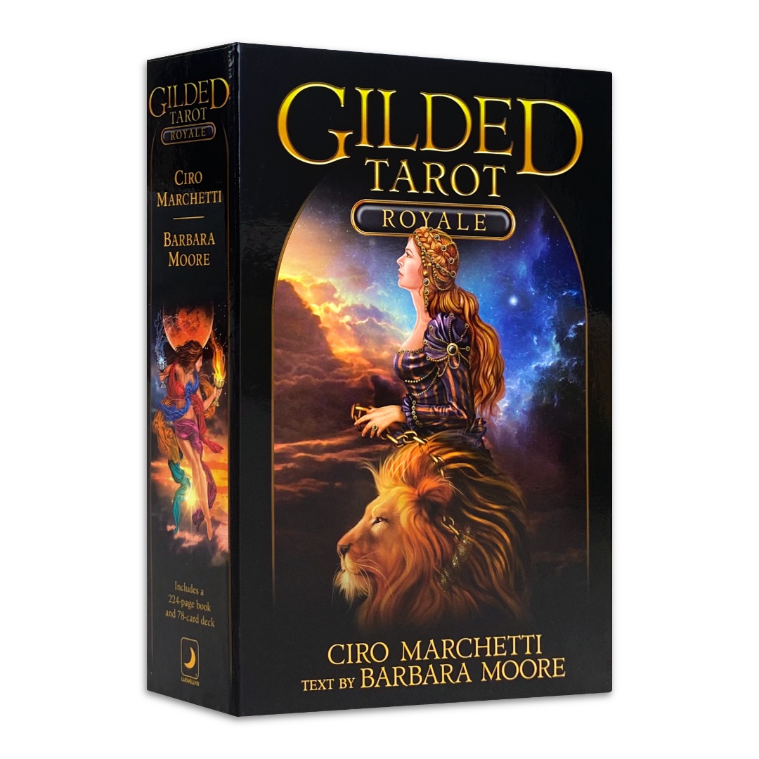 皇家炫金塔羅大盒精裝版｜Gilded Tarot Royale｜78張,,贈中文翻譯