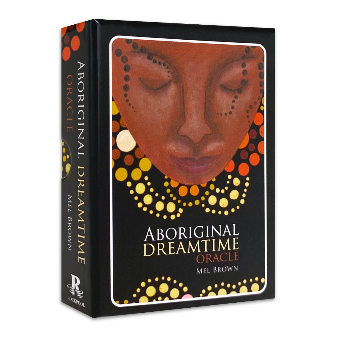 原住民夢時代神諭卡｜Aboriginal Dreamtime Oracle｜40張,澳洲尋夢故事,靈魂的奇蹟引導,贈中文翻譯