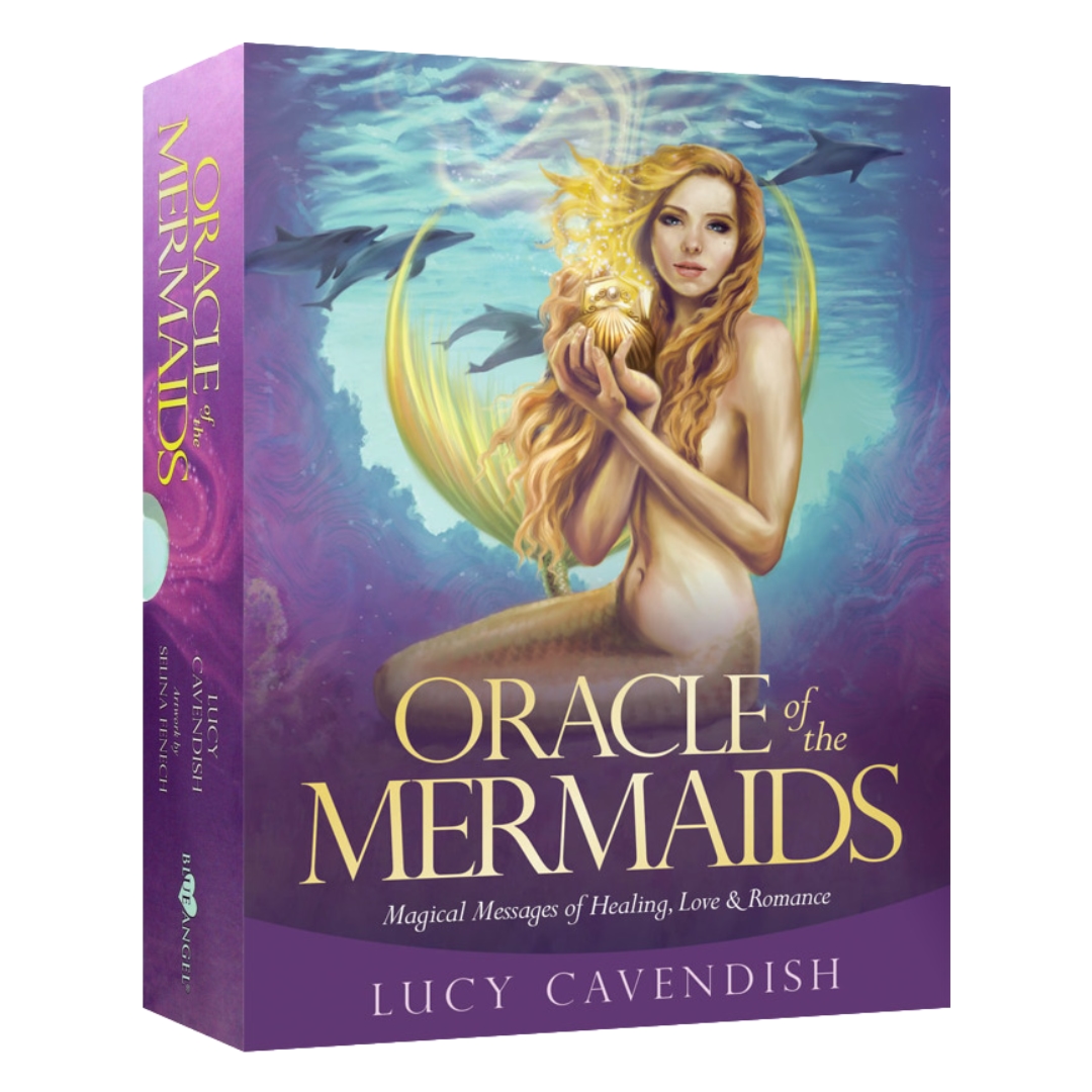 神奇美人魚神諭卡｜Oracle Of The Mermaids｜46張,神聖女性的意識，提高靈性能量,贈中文翻譯