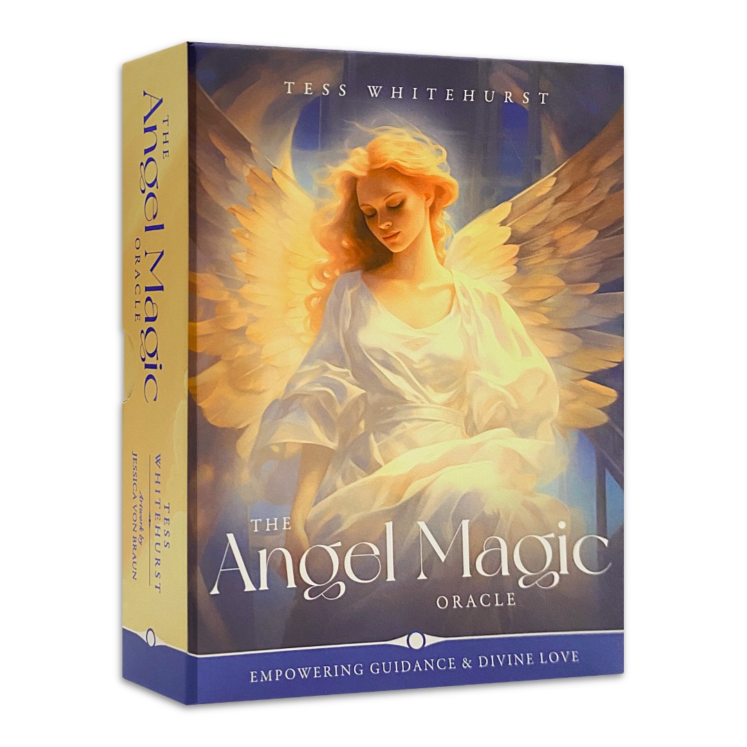 天使魔法神諭卡｜The Angel Magic Oracle｜56張超越平凡與光明同步智慧連結,贈中文翻譯